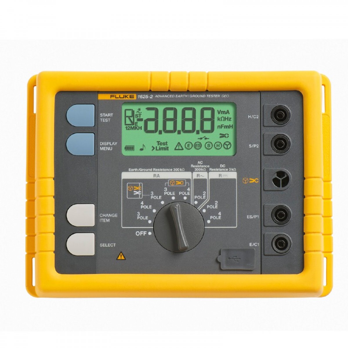 福禄克（FLUKE)Fluke 1625-2 接地电阻测试仪 50 V  FLUKE-1625-2