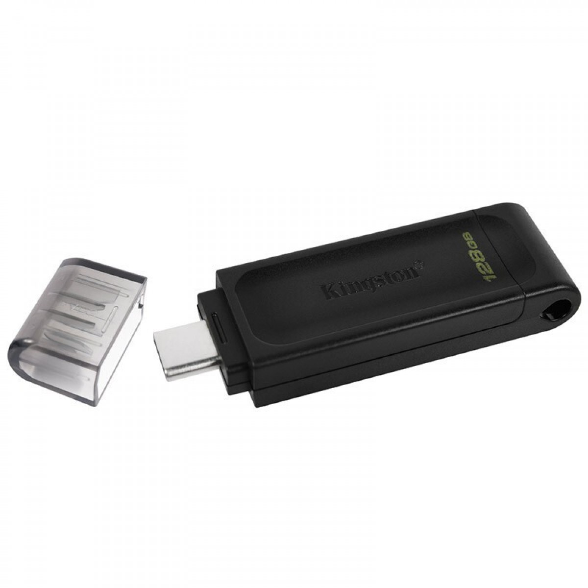 金士顿（Kingston）USB3.2 Gen1 Type-C U盘 DT70 黑色 高速 128G安卓苹果iPad优盘 手机闪存盘金士顿U盘 单位：个