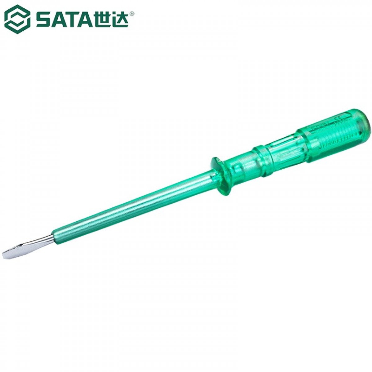 世达（SATA）62502 普通型测电笔 家用接触式验电笔 线路检测电工笔试电笔190MM