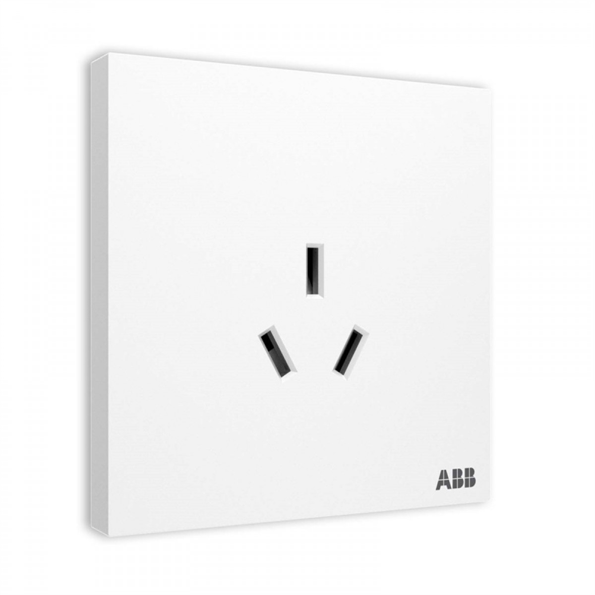 ABB开关插座面板 16A三孔空调插座 盈致系列 白色 CA206