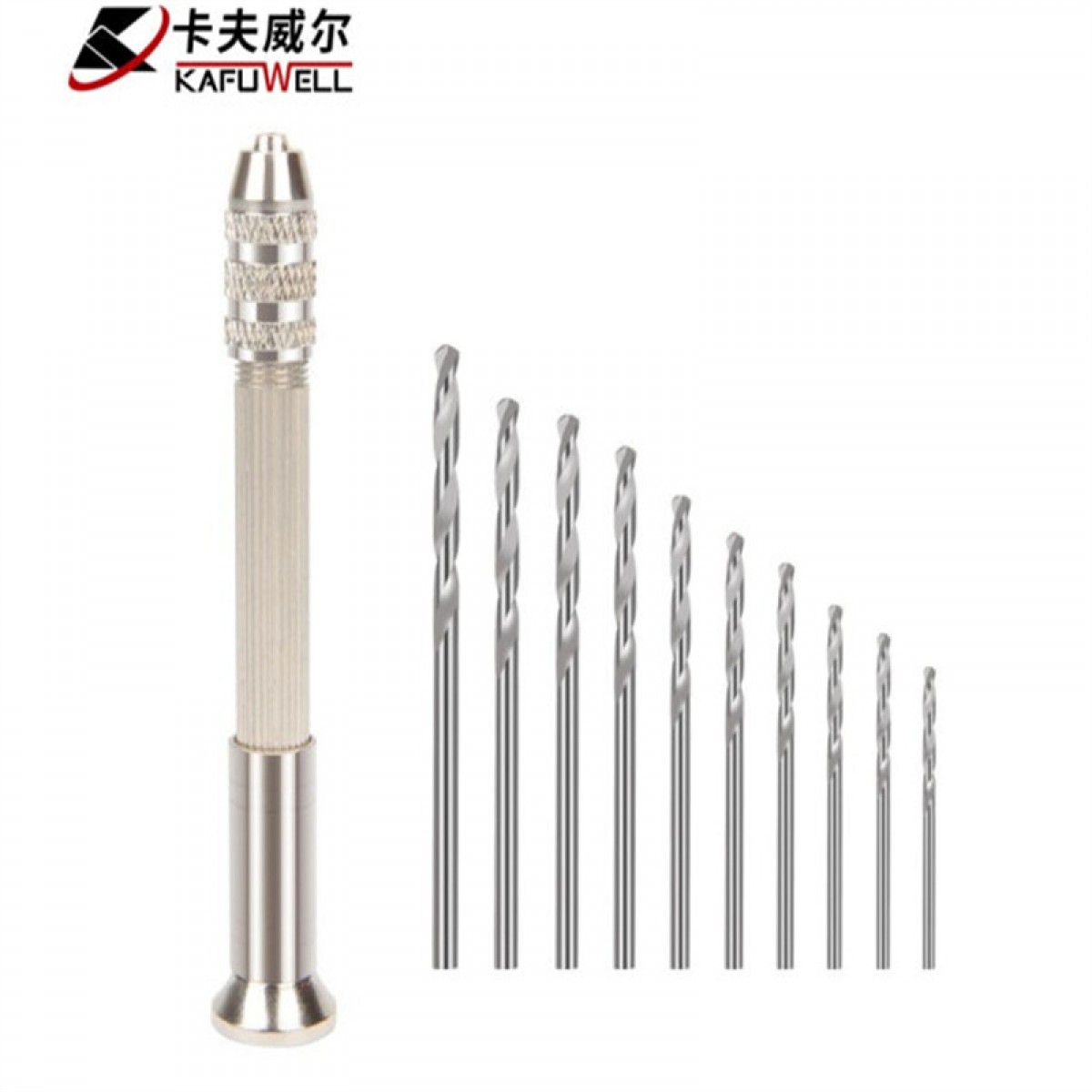 卡夫威尔 手动打孔器钻眼工具文玩迷你手工钻头套装金刚菩提核桃 WA3375 5套起订 单位：套