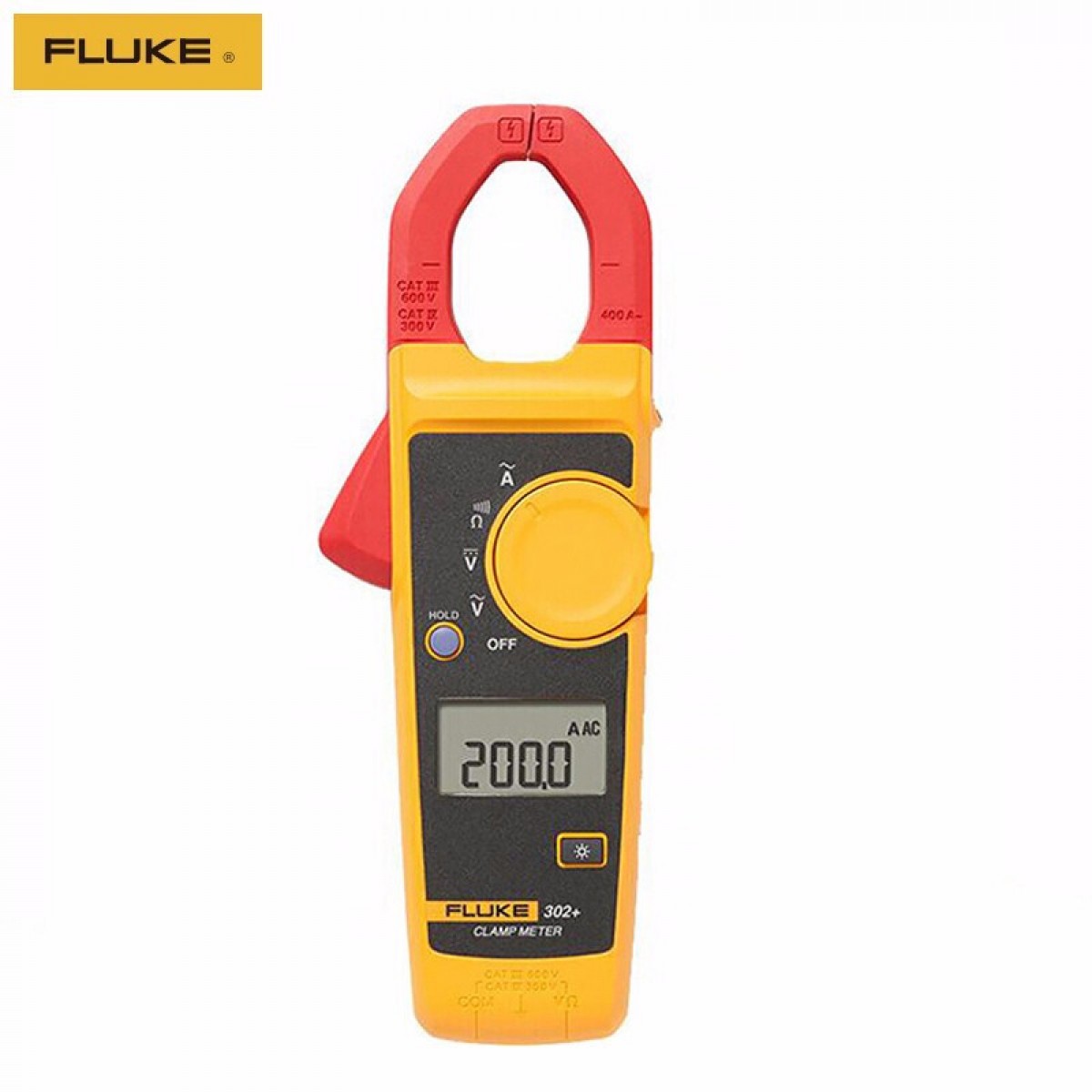 福禄克（FLUKE) 302+ 钳形表 400A  FLUKE-302+