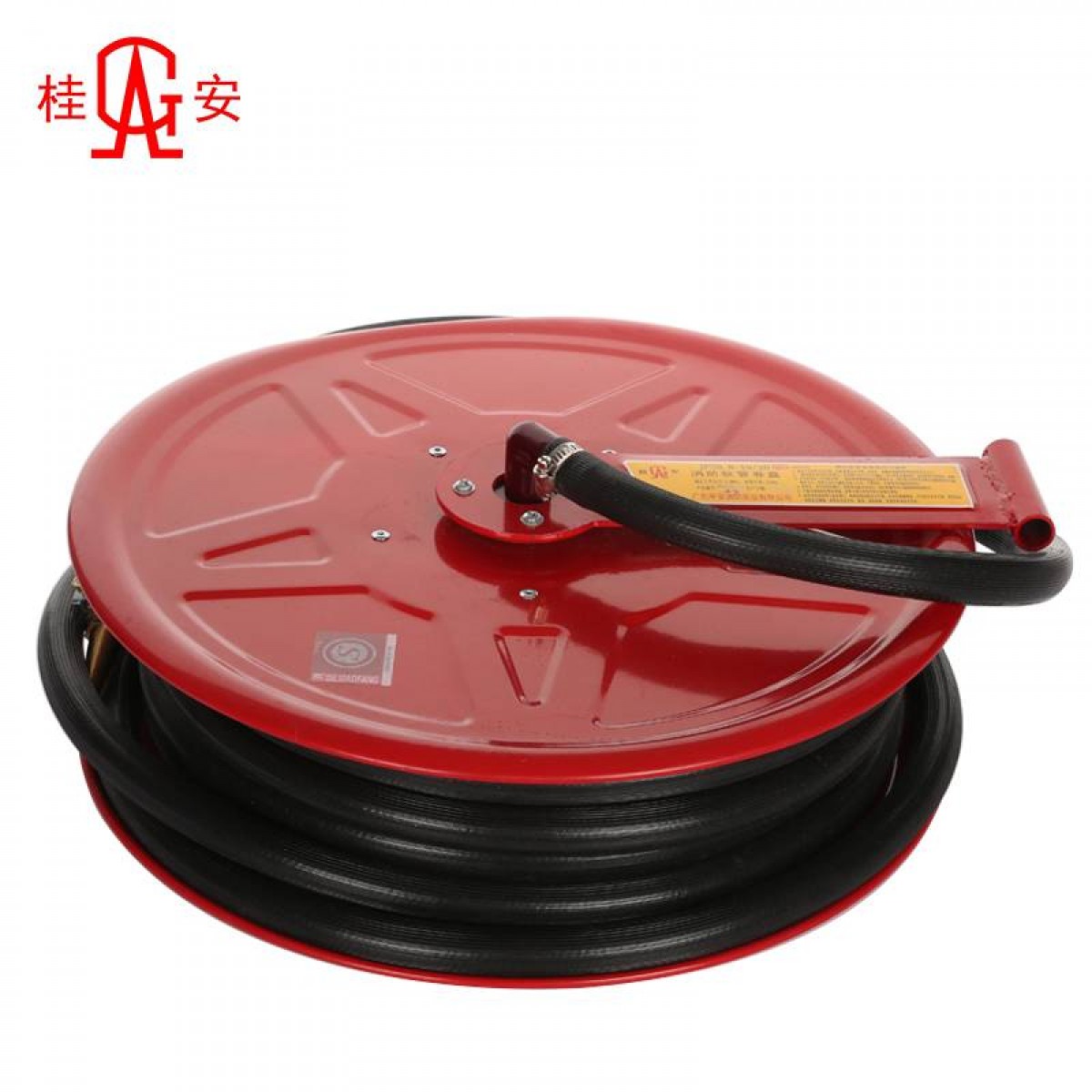 桂安 JSP0.8-19/25 自救式消防卷盘PVC软管 25M消防给水卷盘3C产品定制 单位：个