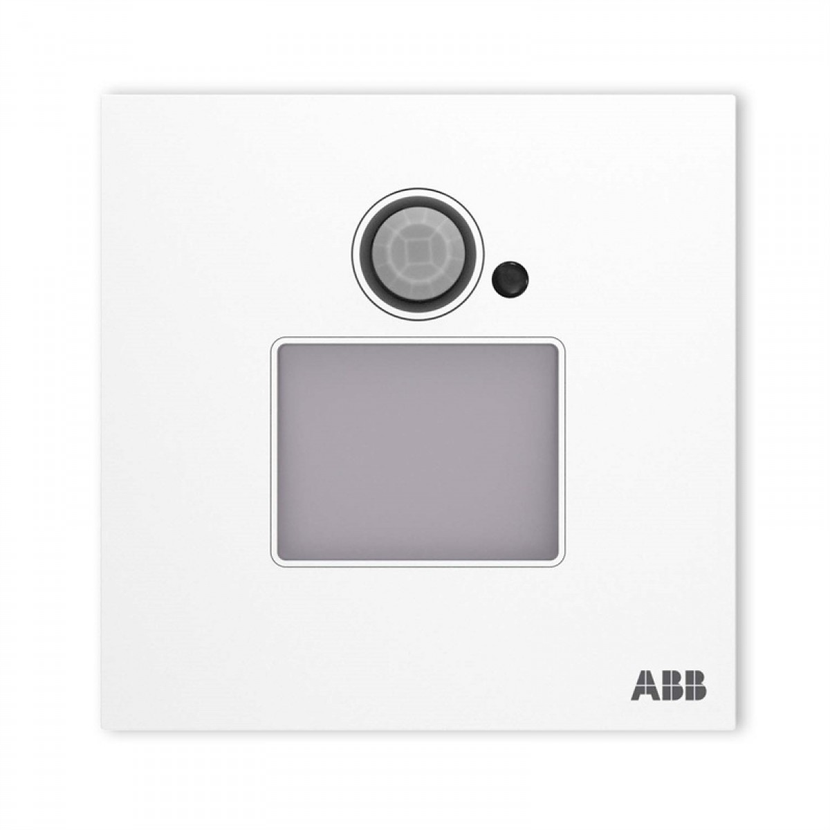 ABB开关插座面板 人体红外壁角灯LED 过道踢脚 地脚灯 盈致系列 白色 CA457