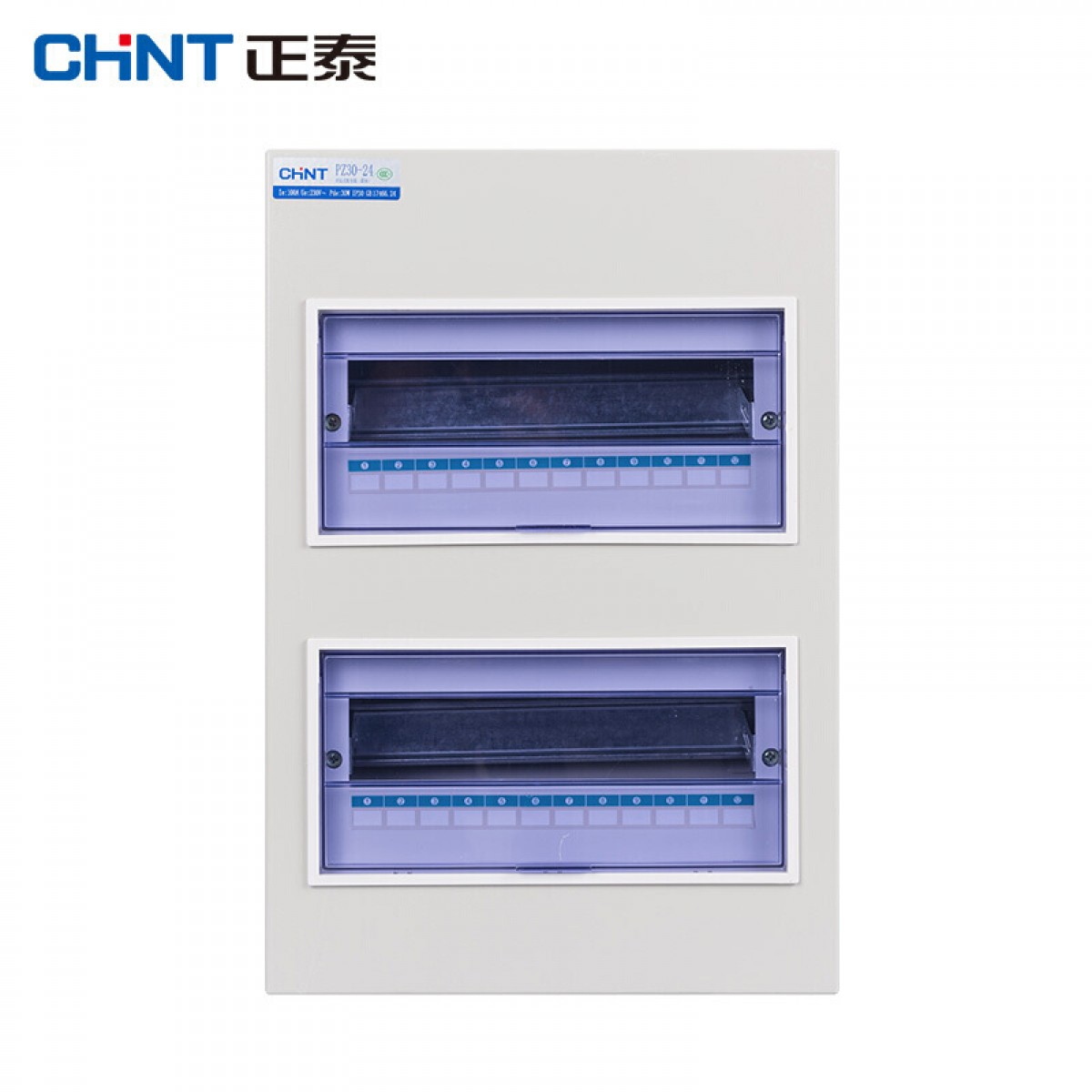 正泰（CHNT）PZ30-24 配电箱家用强电箱空开箱装断路器强电布线箱 明装强电箱配电箱体 单位：个
