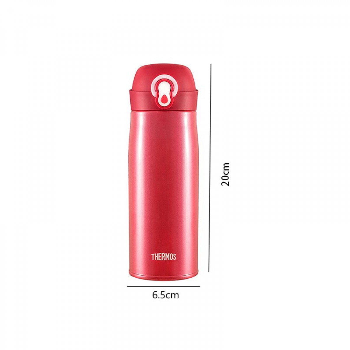 膳魔师（THERMOS）保温杯水杯316L高真空不锈钢杯子400ml TCME-400S 玫瑰红 单位：个