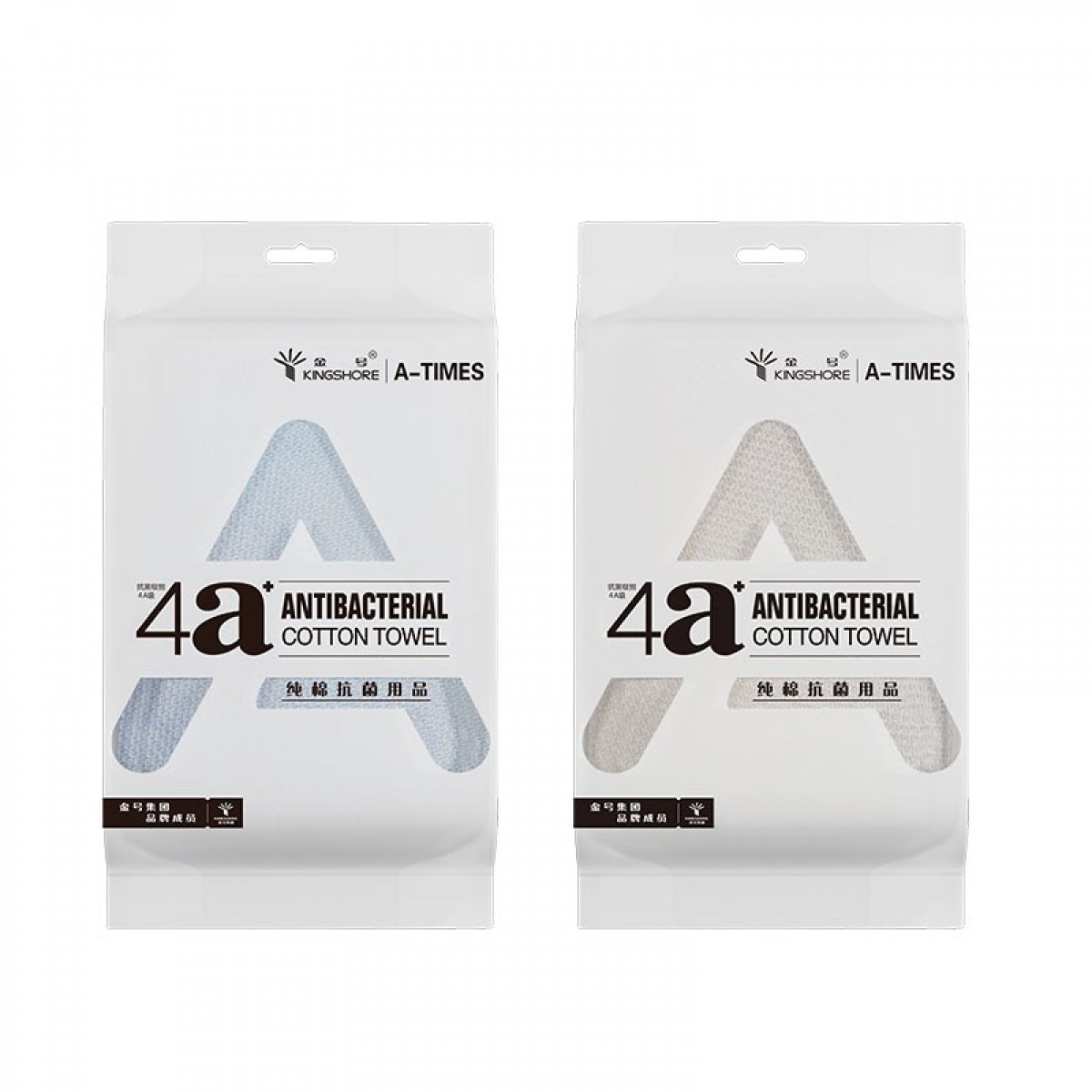 金号A-TIMES系列波菲特4A毛巾-2 双条毛巾袋装AT004-2