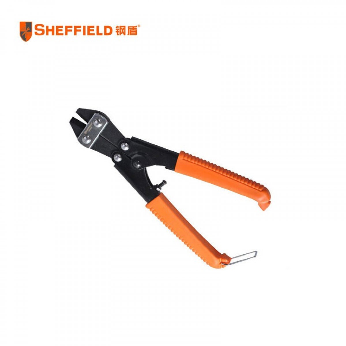钢盾SHEFFIELD S066008 迷你断线剪8英寸 断线钳钢筋剪剪锁钢丝铁丝大钳子大力破坏鹰嘴剪刀断丝剪子