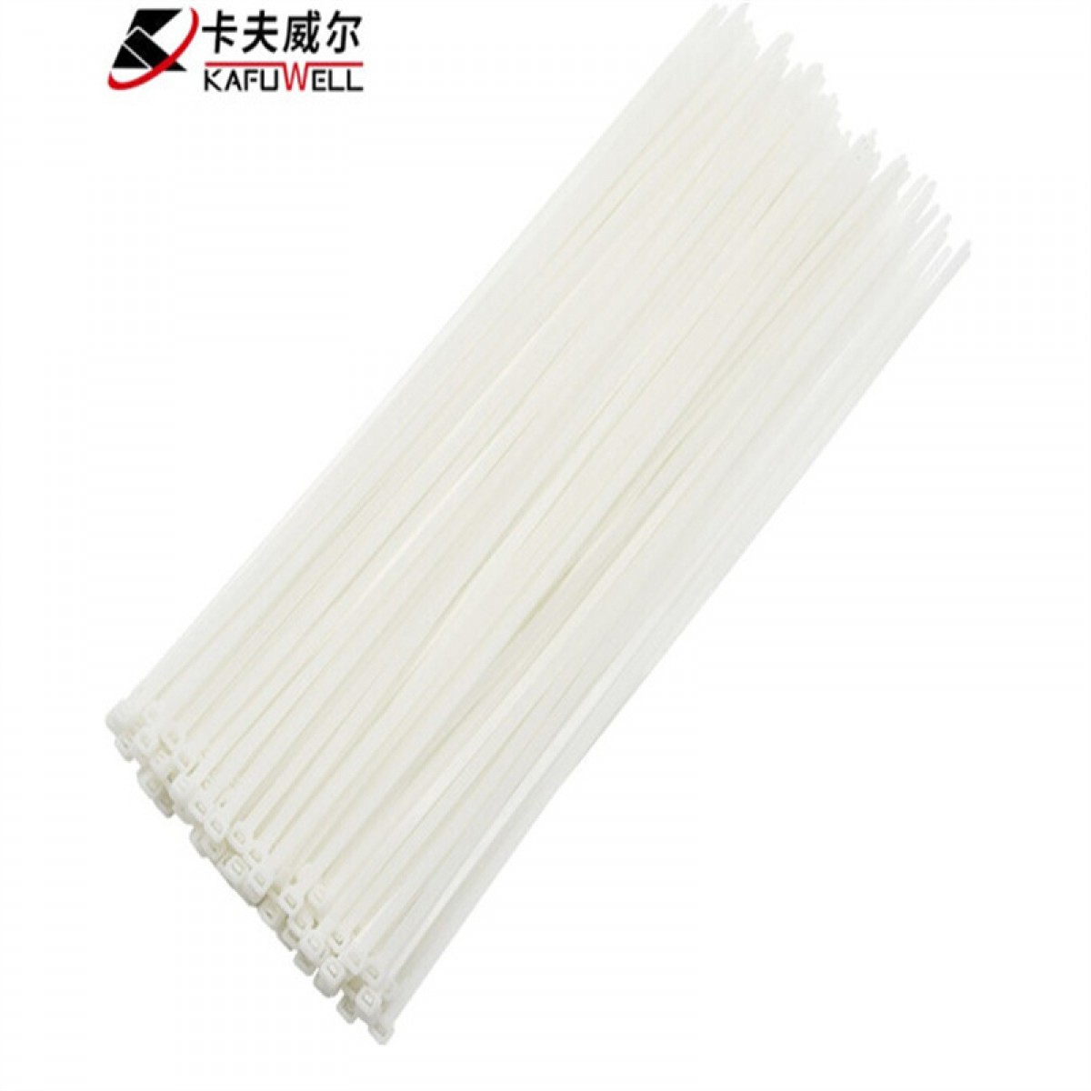 卡夫威尔 自锁式尼龙扎带大号工业级绑带  5.0*350mm 白色 100支装/包 OT1019G 5包起订 单位：包