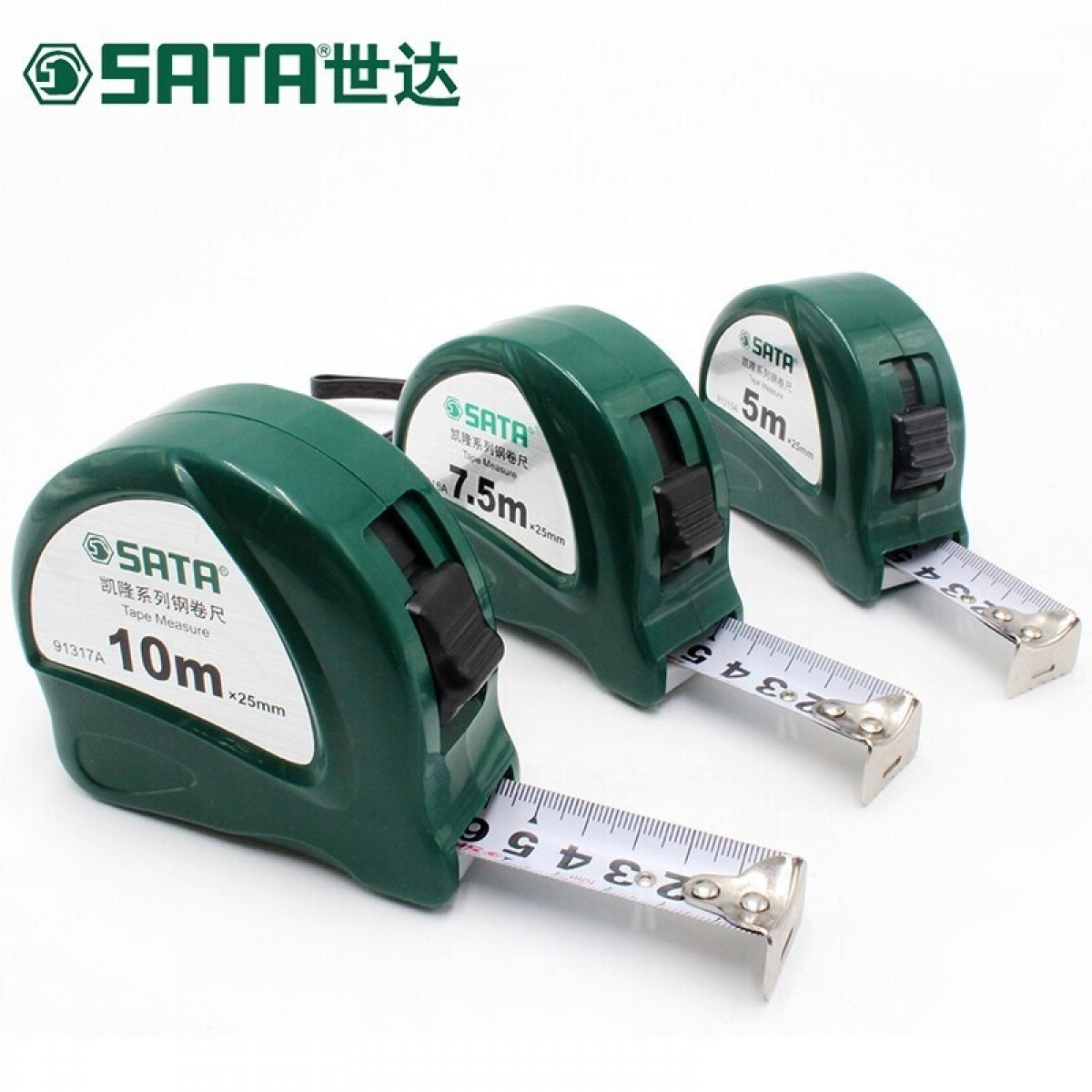 世达（SATA）工具 凯隆系列钢卷尺7.5Mx25MM 91316A 单位：把
