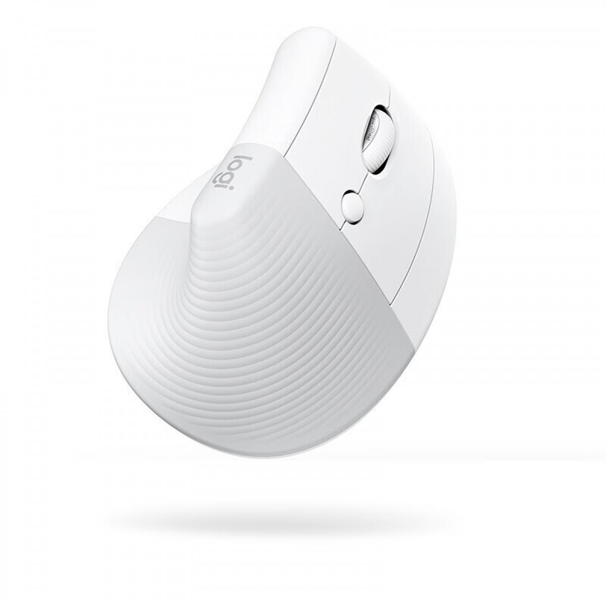 罗技（Logitech） Lift人体工学鼠标无线蓝牙垂直立式中小手商务办公机械电脑笔记本 珍珠白 单位：个