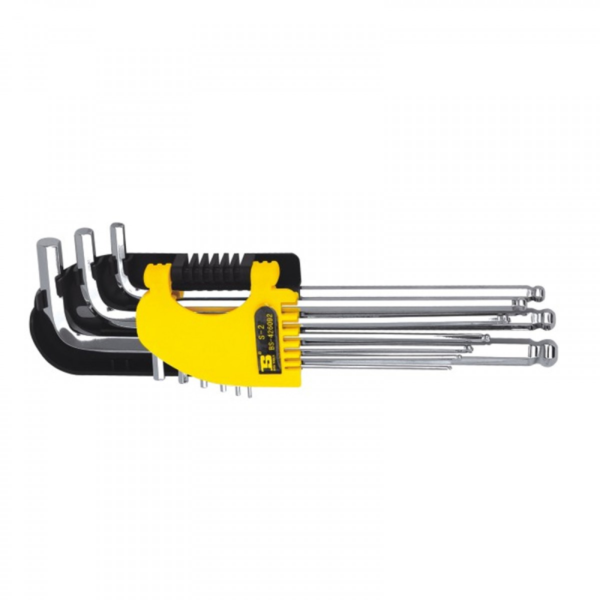 波斯工具（BOSI TOOLS）镜面球头内六角扳手 BS426091 9PC特长
