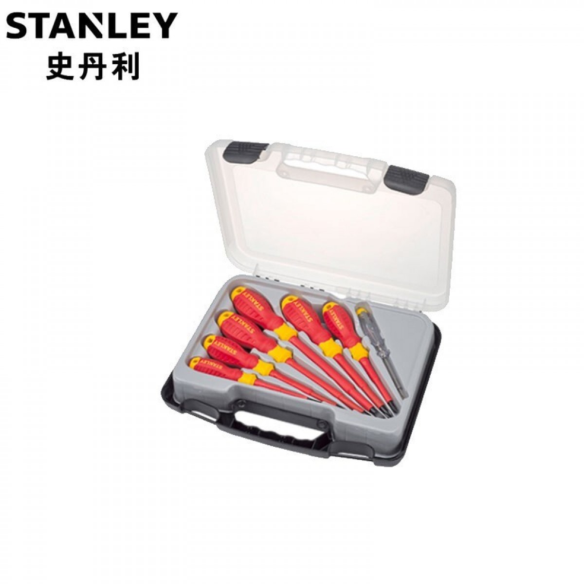 史丹利（(Stanley)订制STMT60175-23 7件套VDE螺丝批组套（含1pc VDE 测电笔）