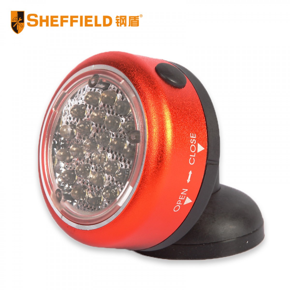 钢盾  SHEFFIELD S030013  磁性万向LED工作灯 应急维修灯 24LED灯珠超亮