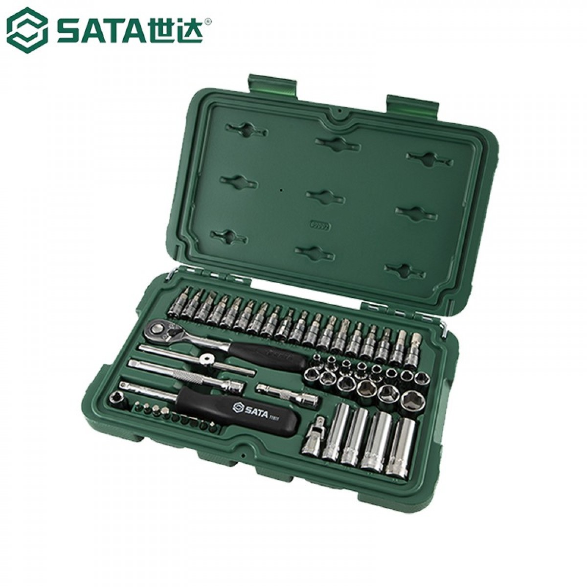 世达（SATA） 52件套6.3mm系列公制组合套装工具 09002 单位：套