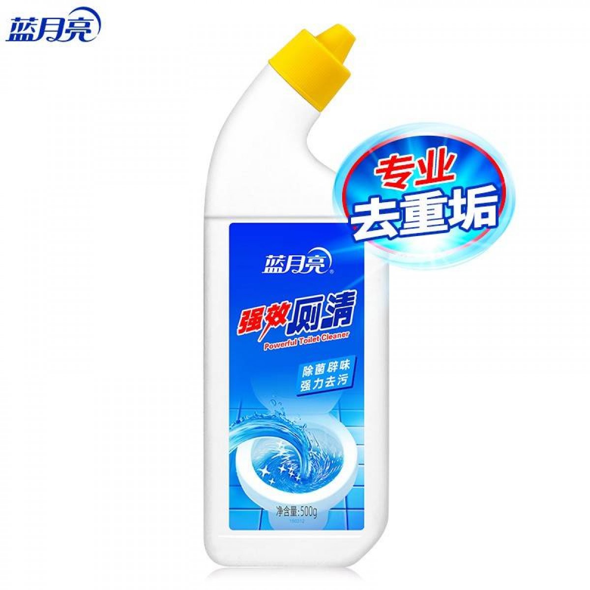 蓝月亮 强效厕清 500g/瓶 洁厕液 洁厕灵 洁厕剂 洁厕宝 厕所马桶清洁剂 除重垢 除菌去污  12瓶起订 单位：瓶