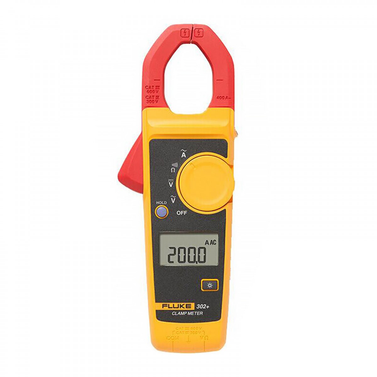 福禄克（FLUKE) 302+ 钳型电流表 便携式 3 1/2位 自动/手动量程