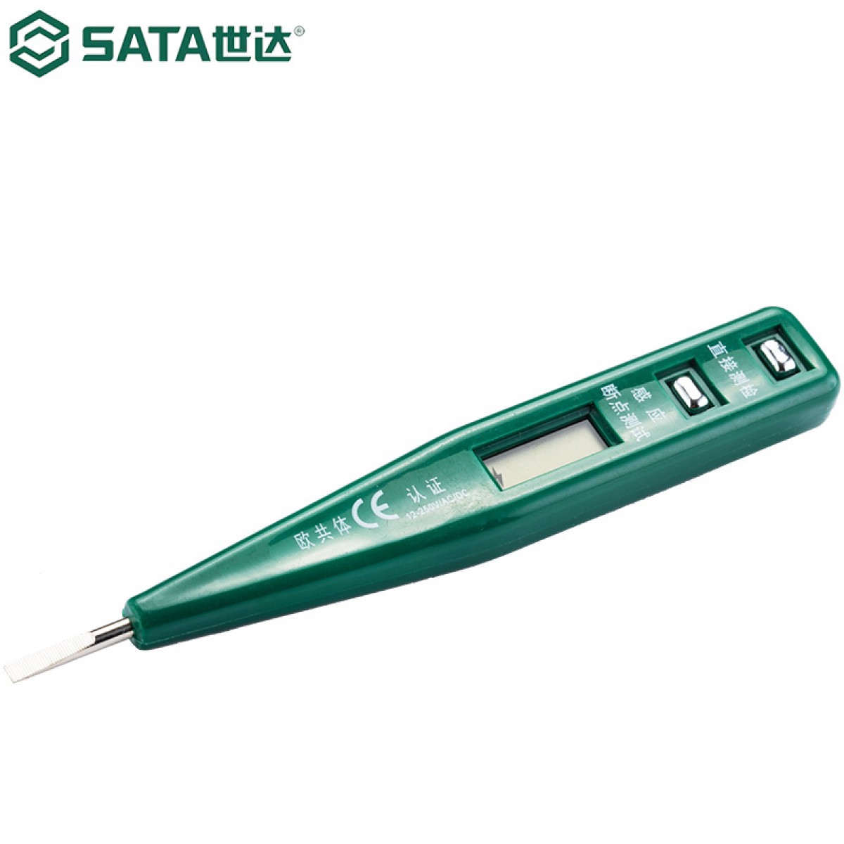 世达（SATA）62601多功能数显测电笔电工试电笔验电笔螺丝刀家用接触式电笔 单位：把