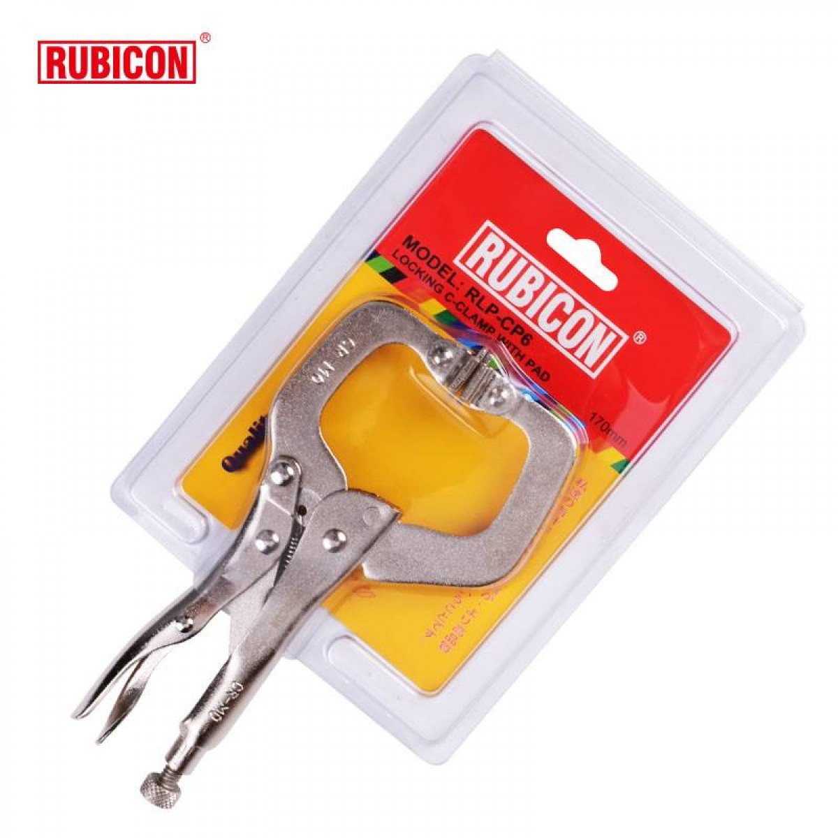 罗宾汉RUBICON 大力钳C型夹加活动嘴固定多功能安装维修工具RLP-CP6  RLP-CP11（RLP-CP6 ）