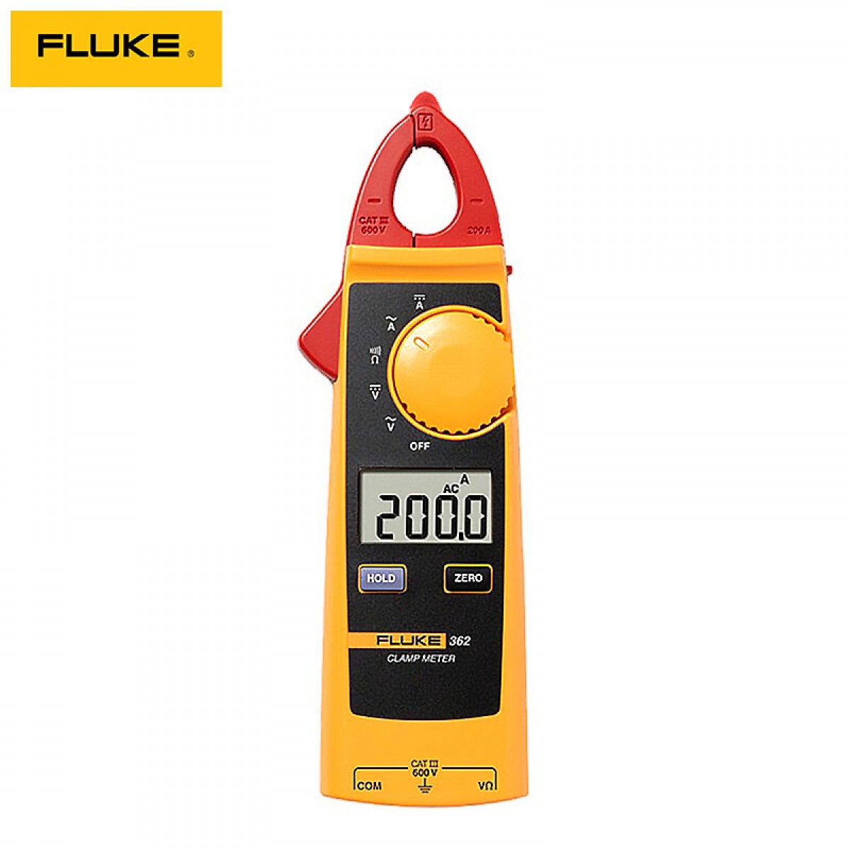 福禄克（FLUKE）F362 鸟嘴型钳形表钳型万用表电流表数字钳型万能表交直流200A Fluke 362
