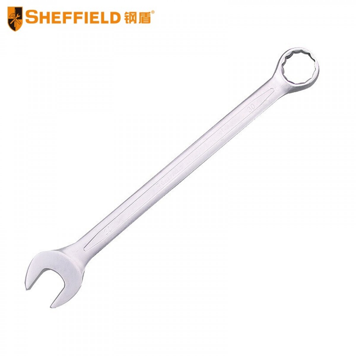 钢盾 SHEFFIELD S017321  欧式凹筋两用扳手21mm 5个起订