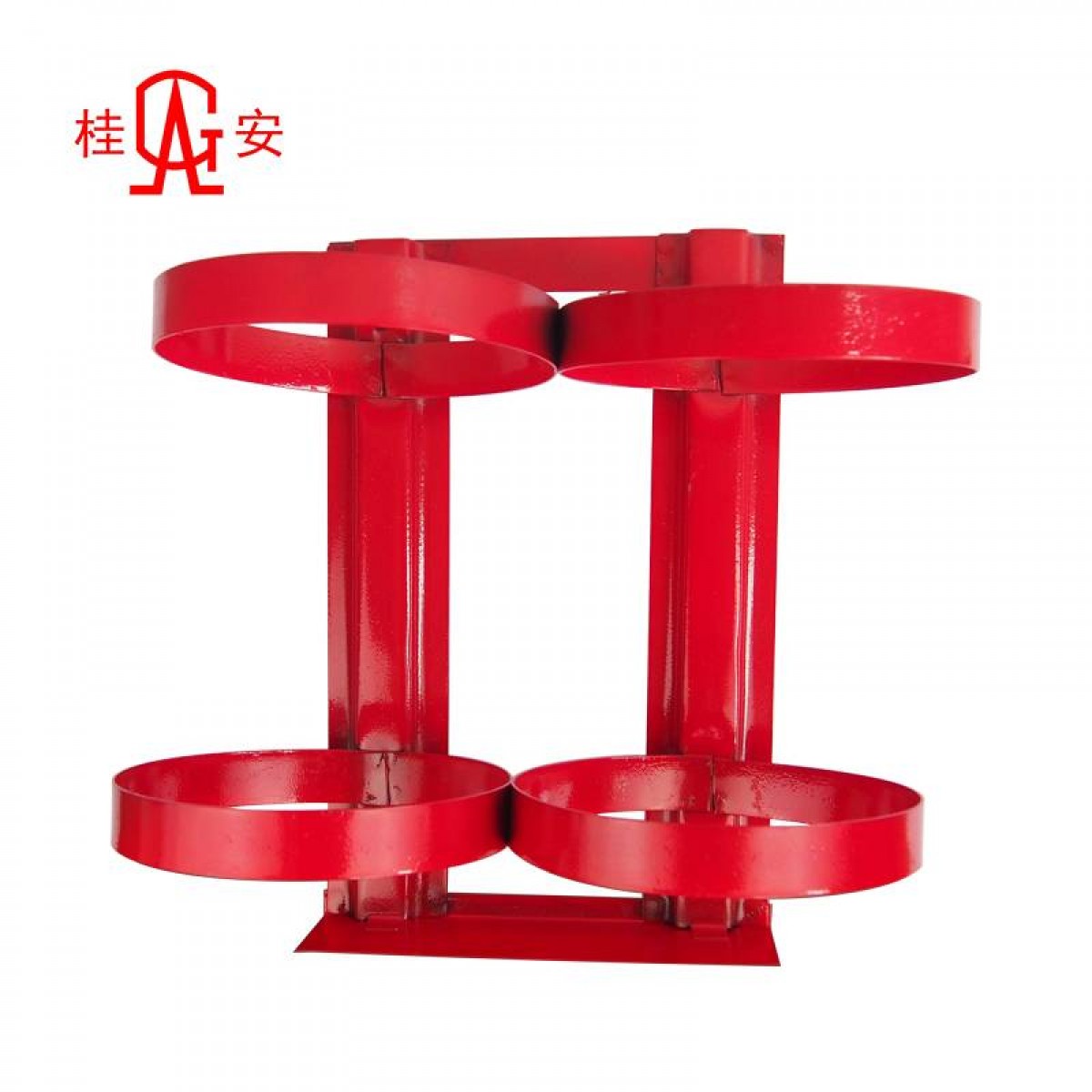 桂安 灭火器挂墙架手提式干粉灭火器4kg双挂架 简易灭火器挂架消防家用商用 单位：个