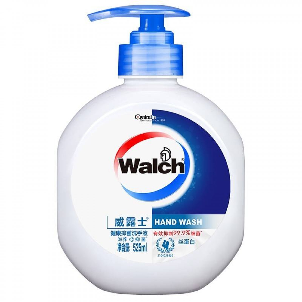 威露士 健康抑菌洗手液 525ml 有效抑制99.9%细菌丝 蛋白 单位：瓶 10瓶起订
