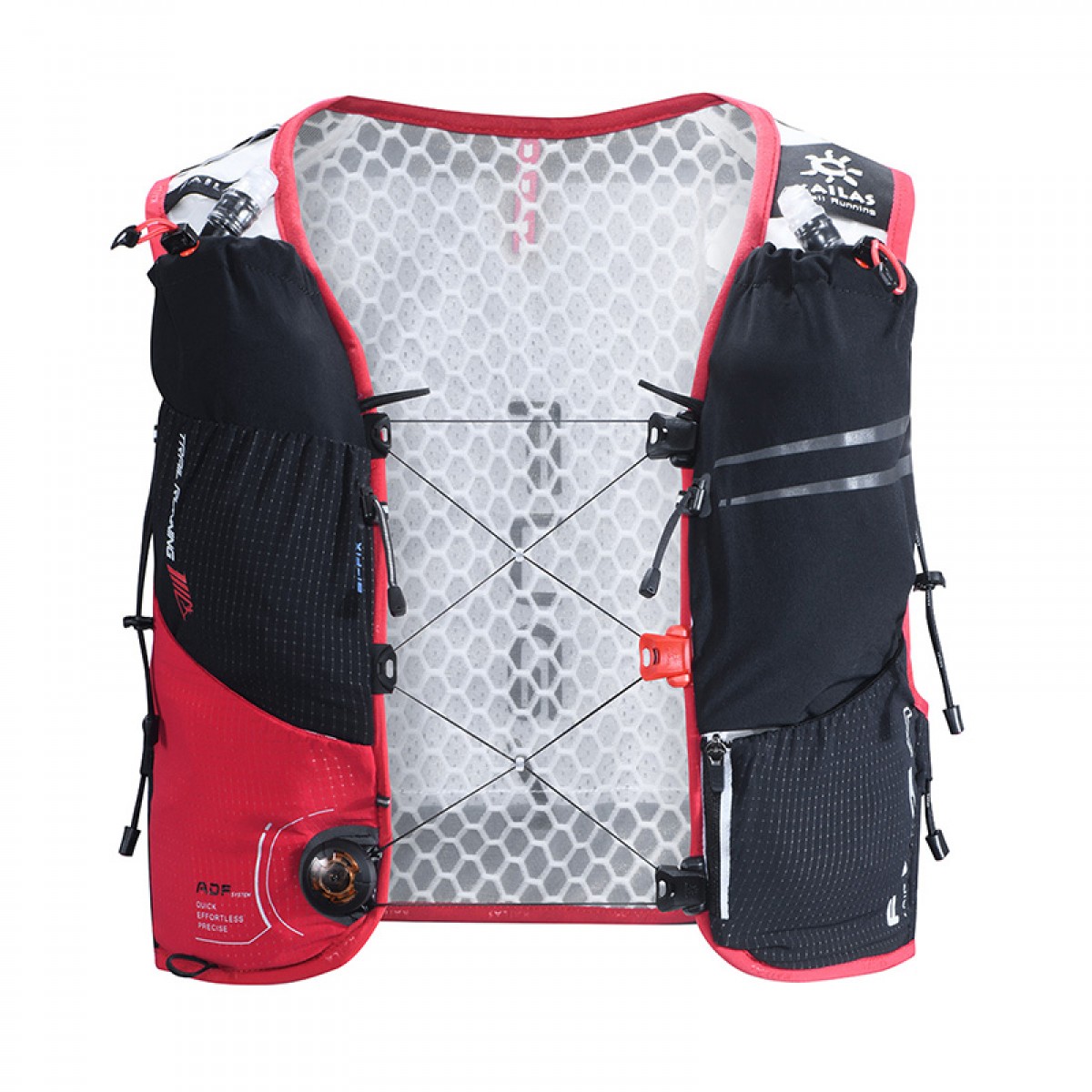 凯乐石专业跑山背包8升轻量透气耐磨户外越野包飞翼·AIR 8 II KA2254003 黑色（S-L码可选 下单备注）