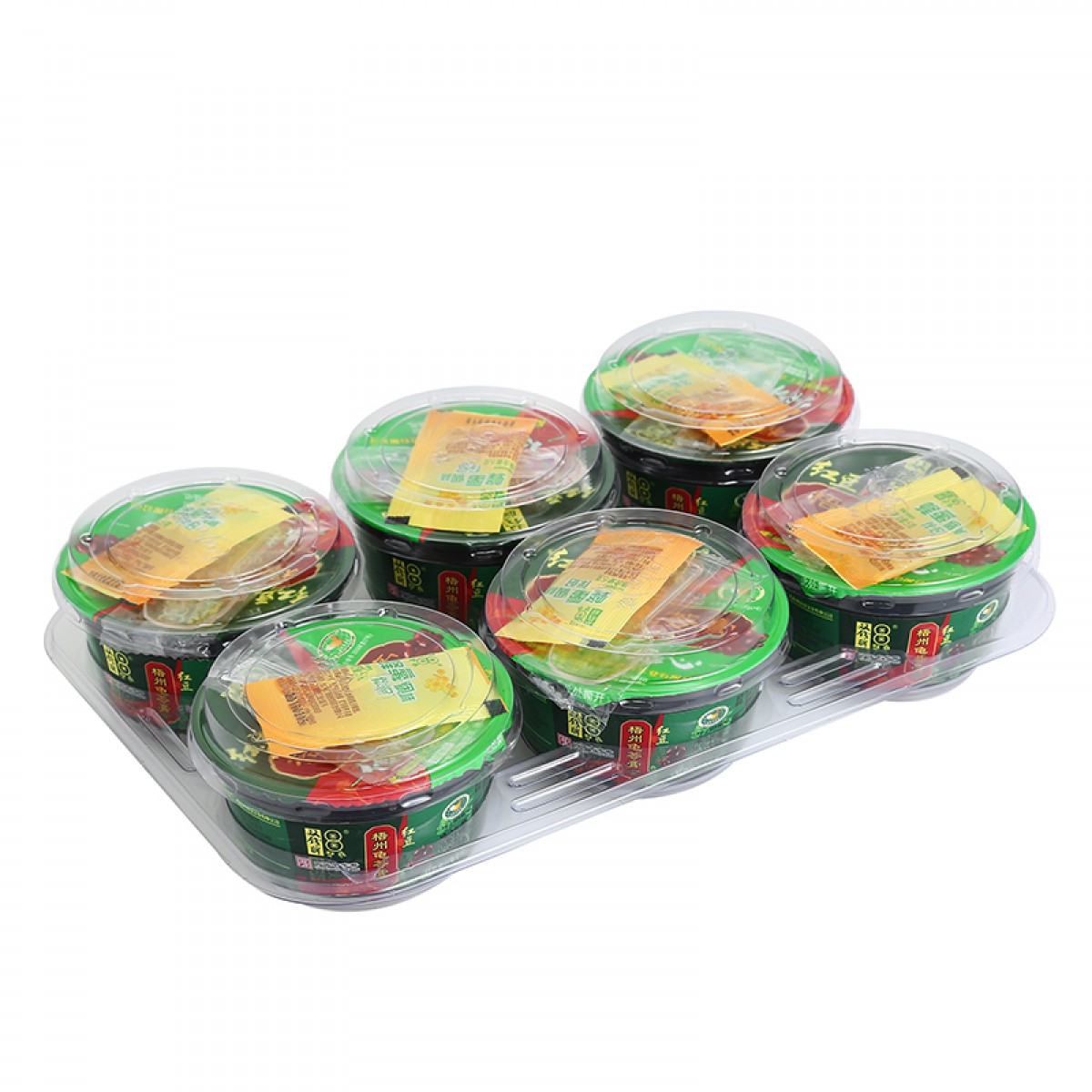 双钱牌龟苓膏 中华老字号 红豆龟苓膏180g *6个 单位：组