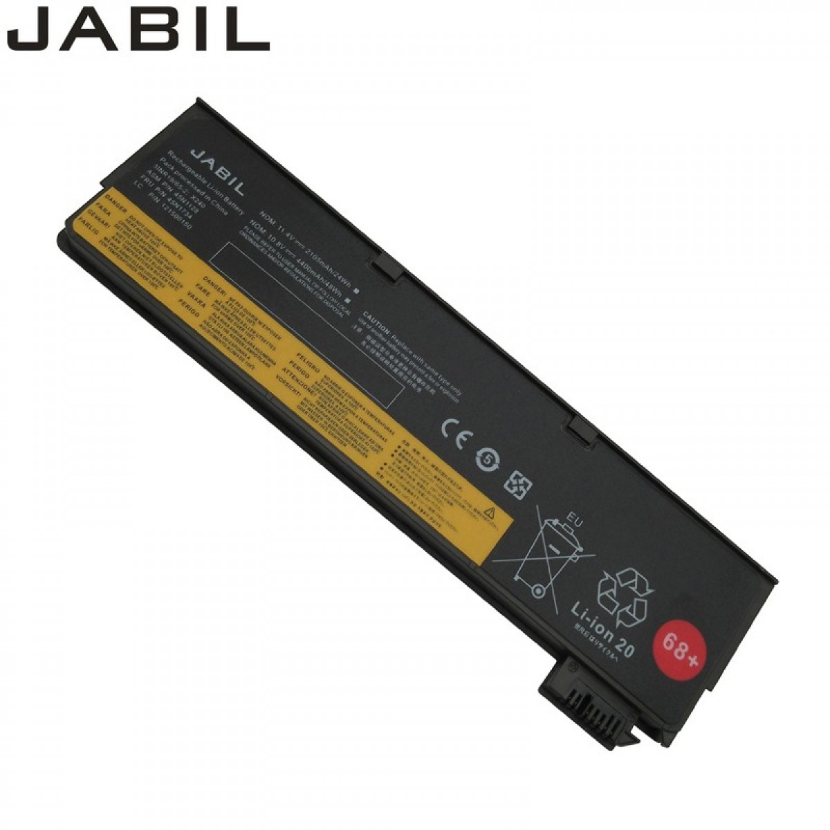 JABIL适用联想ThinkPad X240 X260 X270 L460 L470 T450 T460 T560 T460P T470P 昭阳K2450 笔记本电池 3芯