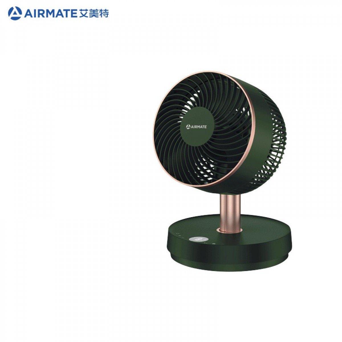 艾美特（AIRMATE） 潘多拉循环扇无线折叠充电家用电风扇遥控定时落地扇大风量办公便携风扇免安装 幽静墨绿FA18-RD53