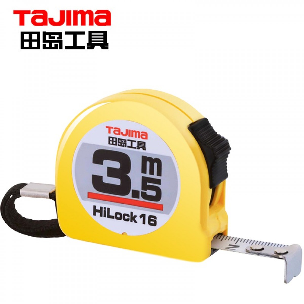 田岛（TaJIma）长3.5米钢卷尺盒尺米尺木工尺伸缩尺公制尺带正反面刻度16mm宽L1635 1001-0033