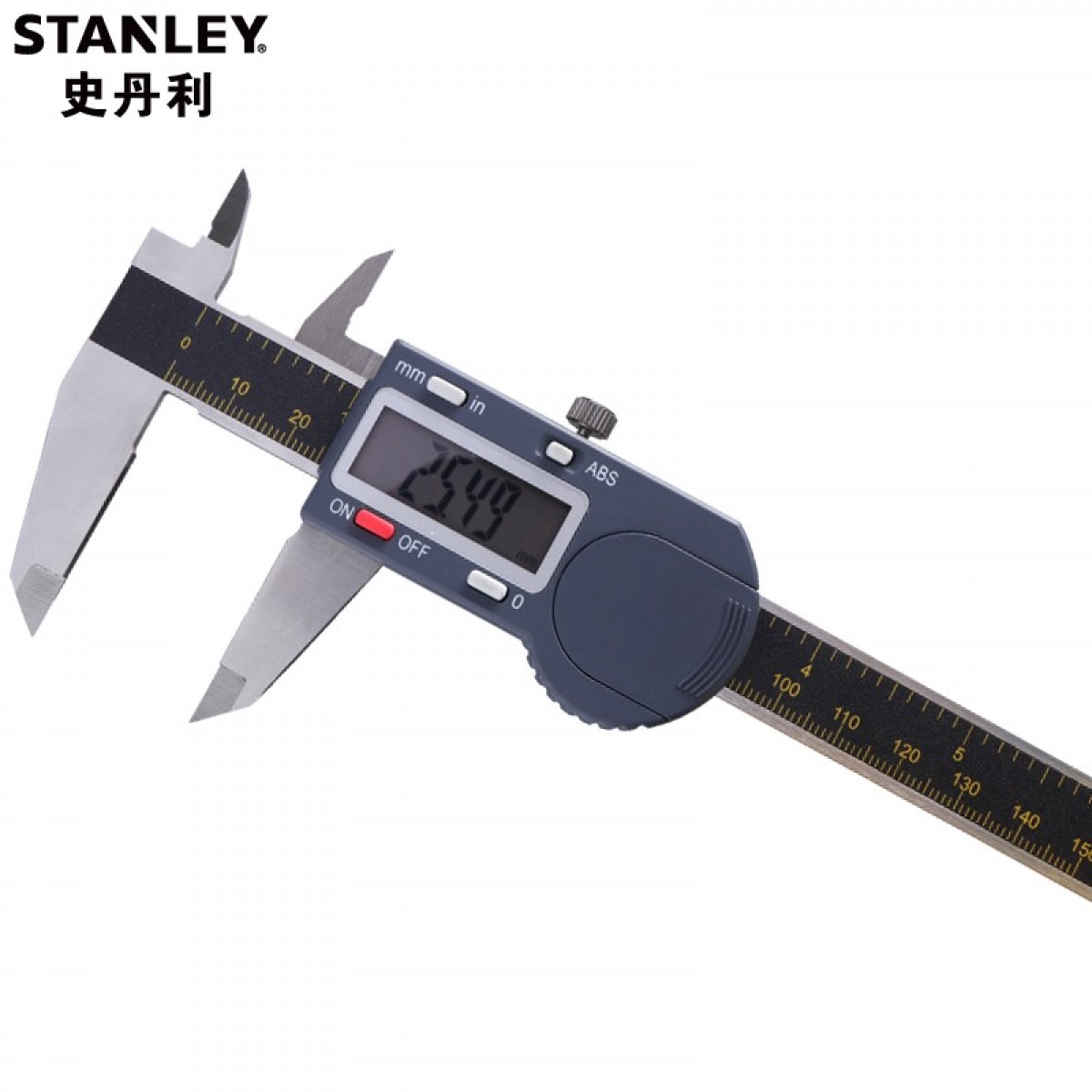 史丹利（Stanley）数显卡尺 高精度不锈钢电子游标卡尺 0-300mm 37-300-23C