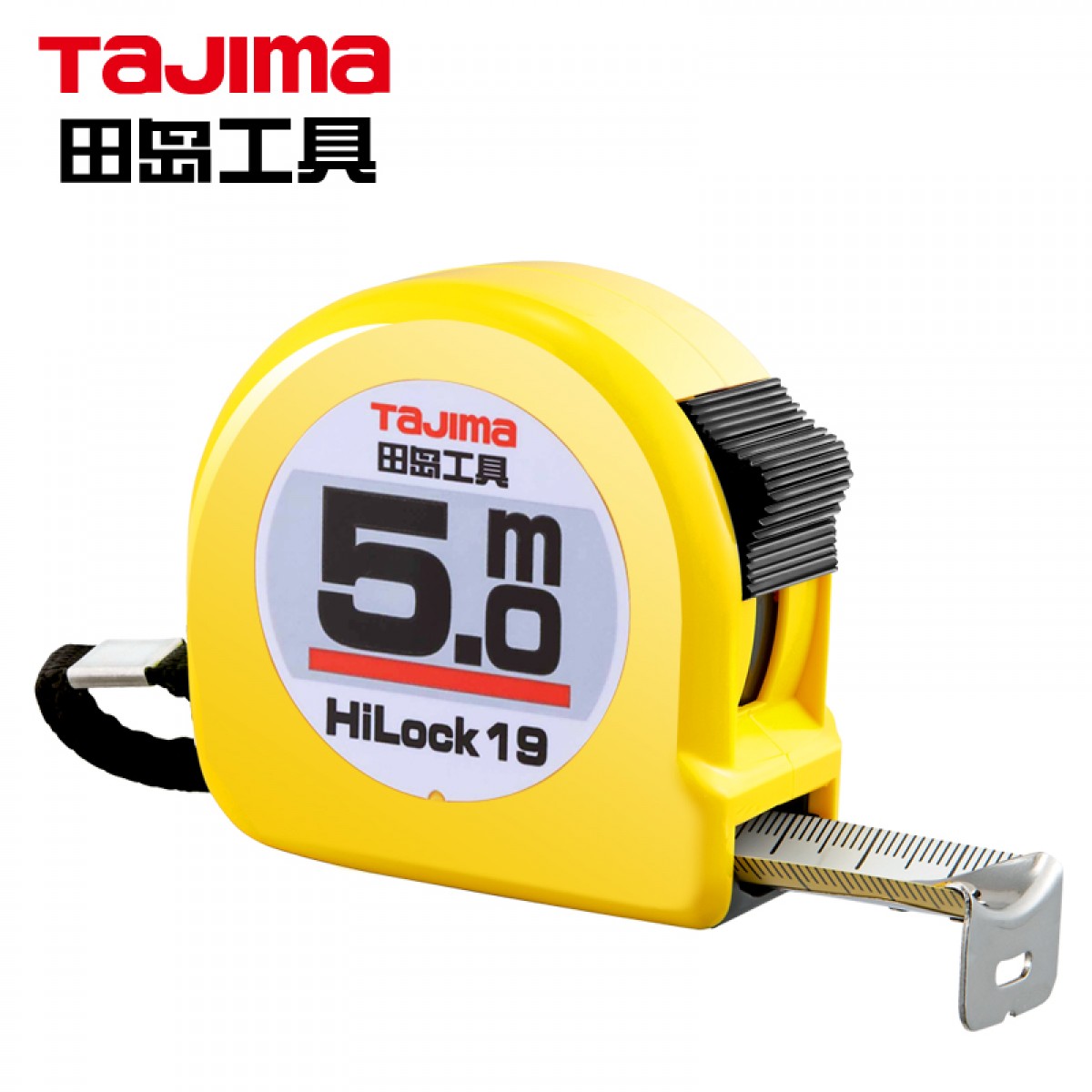 田岛（TaJIma）长5米钢卷尺盒尺米尺木工尺伸缩尺公制尺带正反面刻度19mm宽L19-50 1001-0034