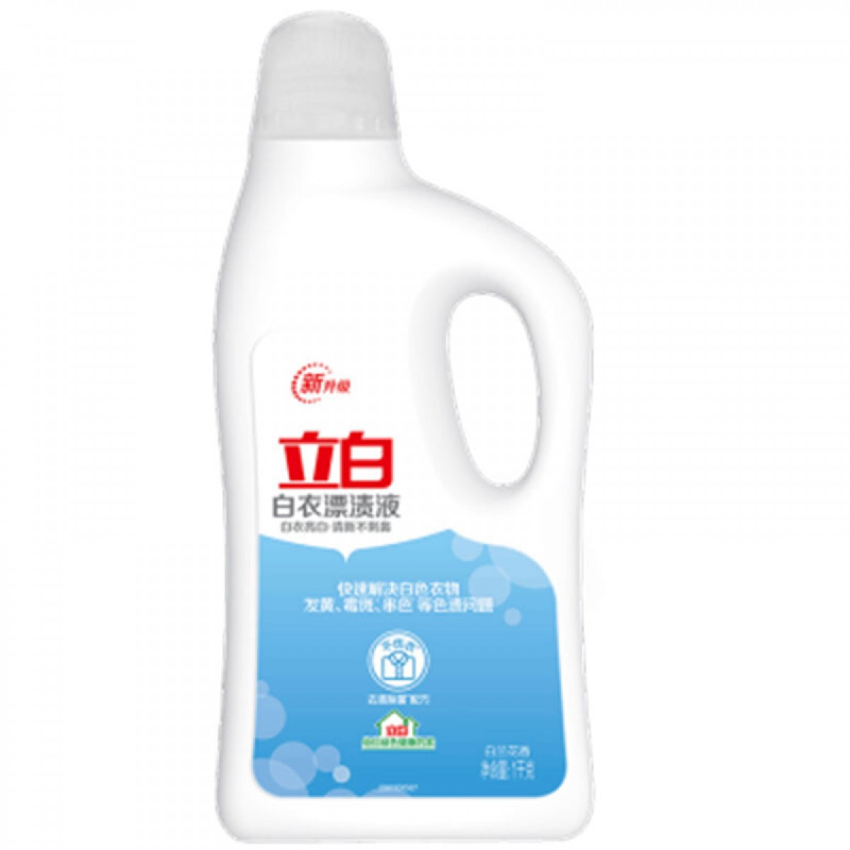 立白 漂渍液1kg 白衣去渍 衣物除菌消毒液 与洗衣液搭配使用 含次氯酸钠（单位：瓶）起订量：12瓶/箱