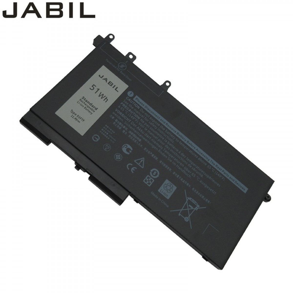 JABIL适用戴尔 Latitude 5280 5290 5480 5490 5491 5580 5590 5591 Precision 3520 3530 93FTF 笔记本电池  单位：个