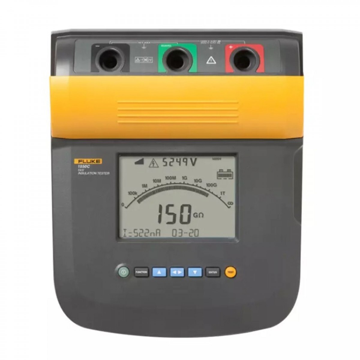 福禄克（FLUKE）1550C FC绝缘电阻测试仪 兆欧表2TΩ  FLUKE 1550C FC