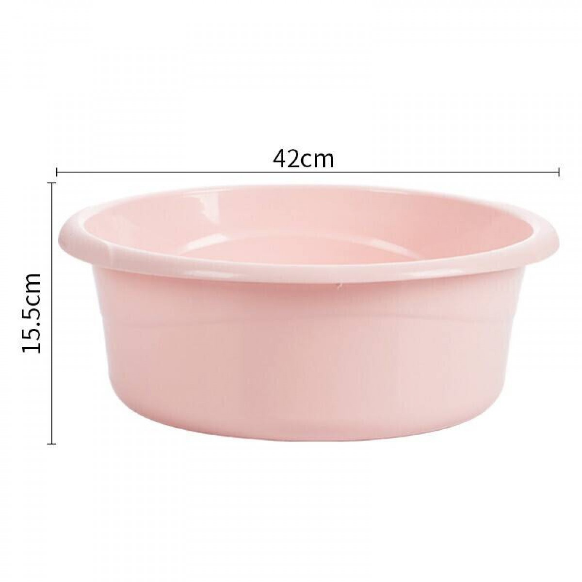 茶花 塑料洗脸盆子洗衣盆42CM时尚通用盆03401K 单位：个
