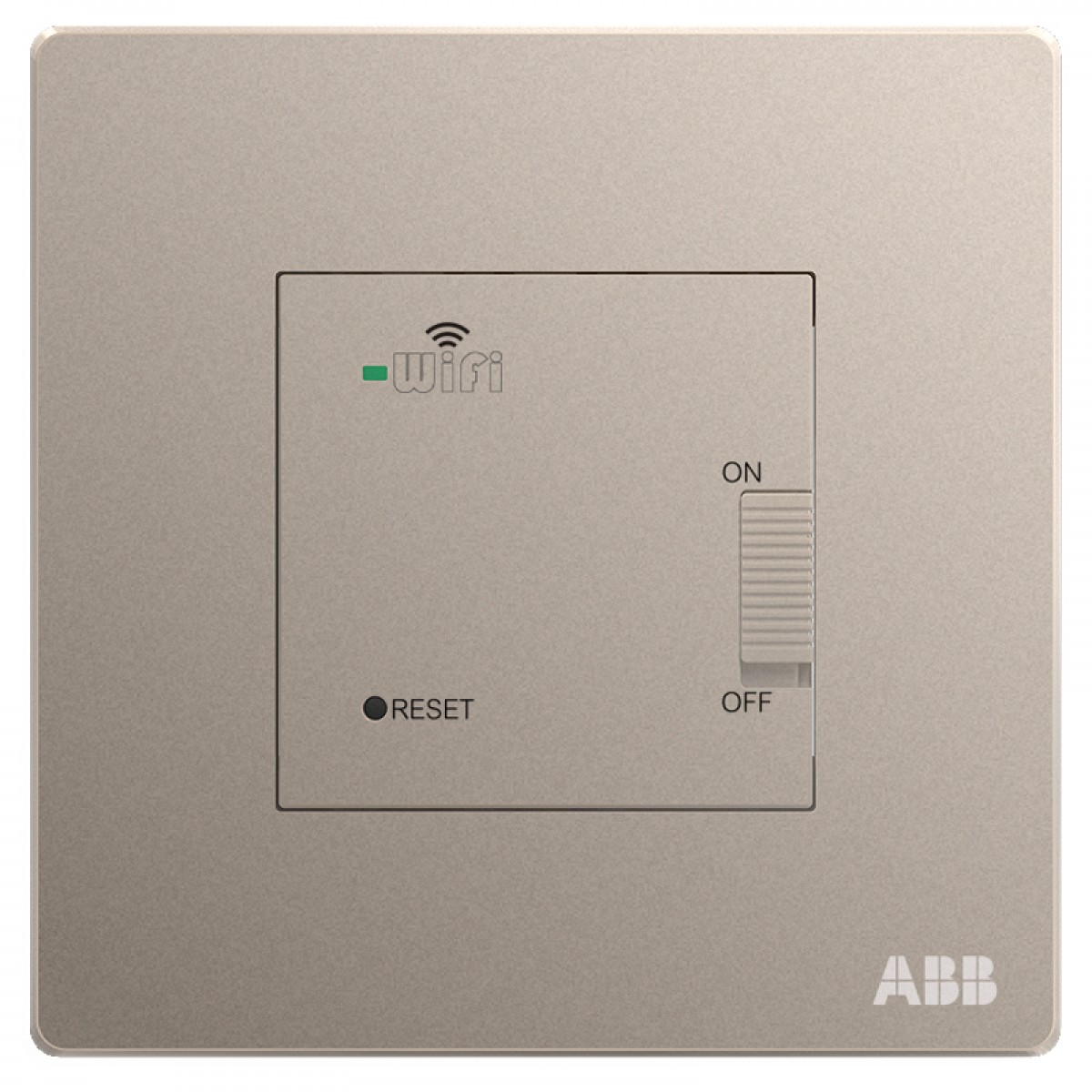 ABB开关插座面板 带POE功能WIFI插座 轩致系列 金色 AF335-PG 电工电料