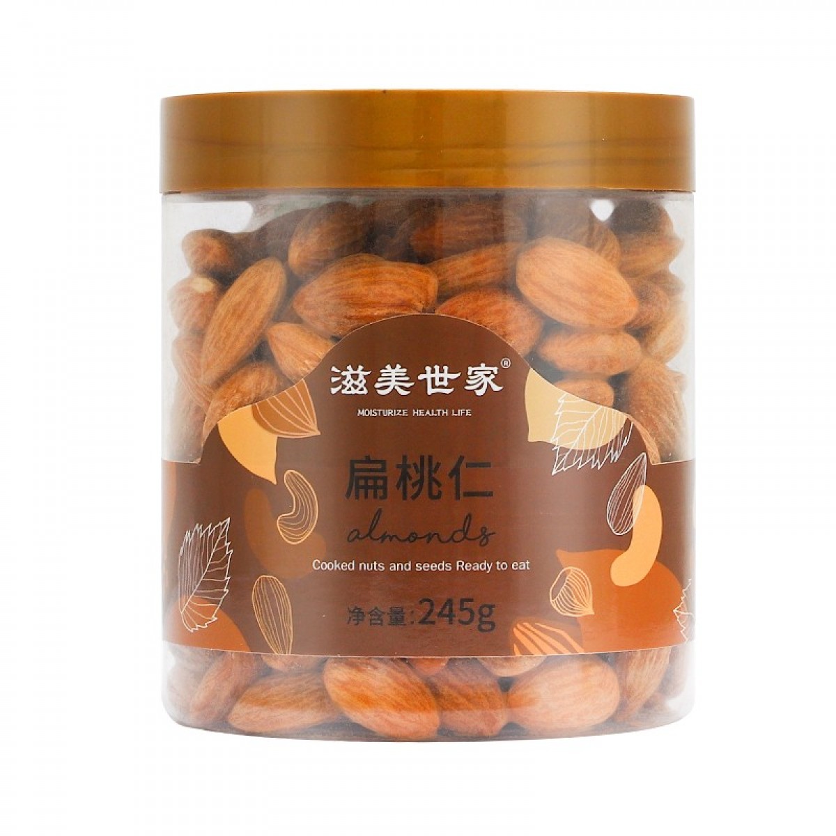滋美世家 轻烘扁桃仁 245g
