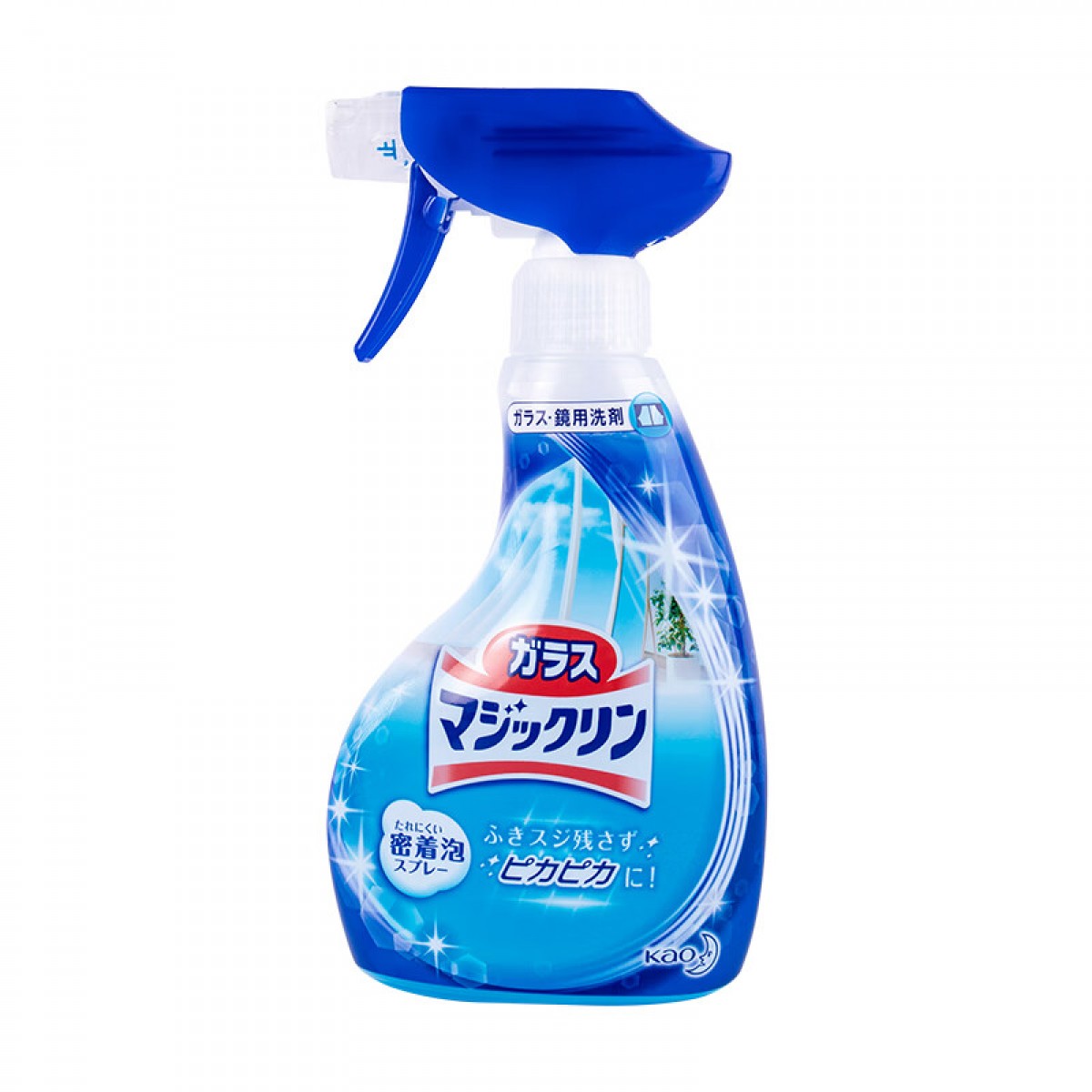 花王 （KAO）玻璃清洁剂镜面强力泡沫污除垢擦窗户透亮400ml 单位：瓶 3瓶起订