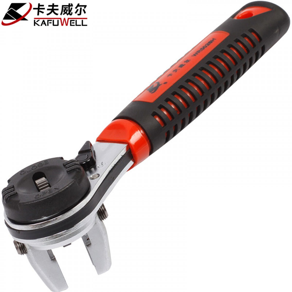 卡夫威尔 可调套筒棘轮扳手 快速拆卸活动套筒螺母扳手6-22mm WR5026H