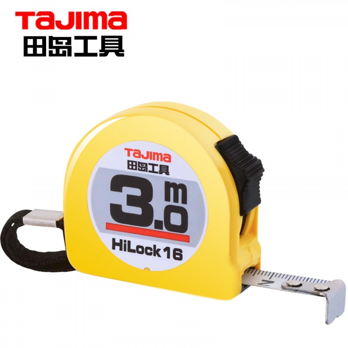 田岛（TaJIma）长3米钢卷尺盒尺米尺木工尺伸缩尺公制尺带正反面刻度16mm宽L16-30 1001-0286