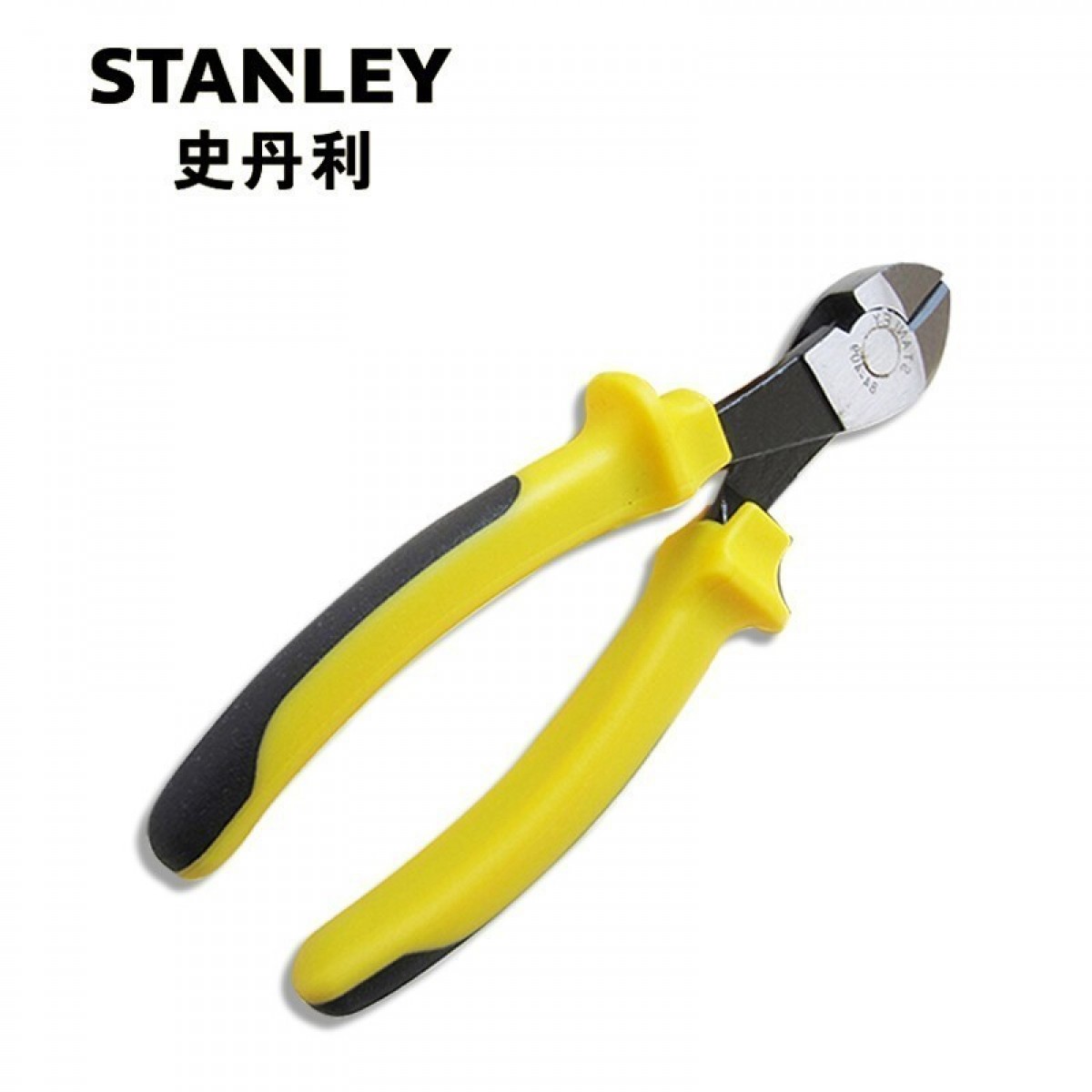 史丹利（STANLEY）双色柄斜嘴钳斜口钳钢丝钳剪钳偏嘴钳子剪线钳 84-409-23（6英寸）单位：把