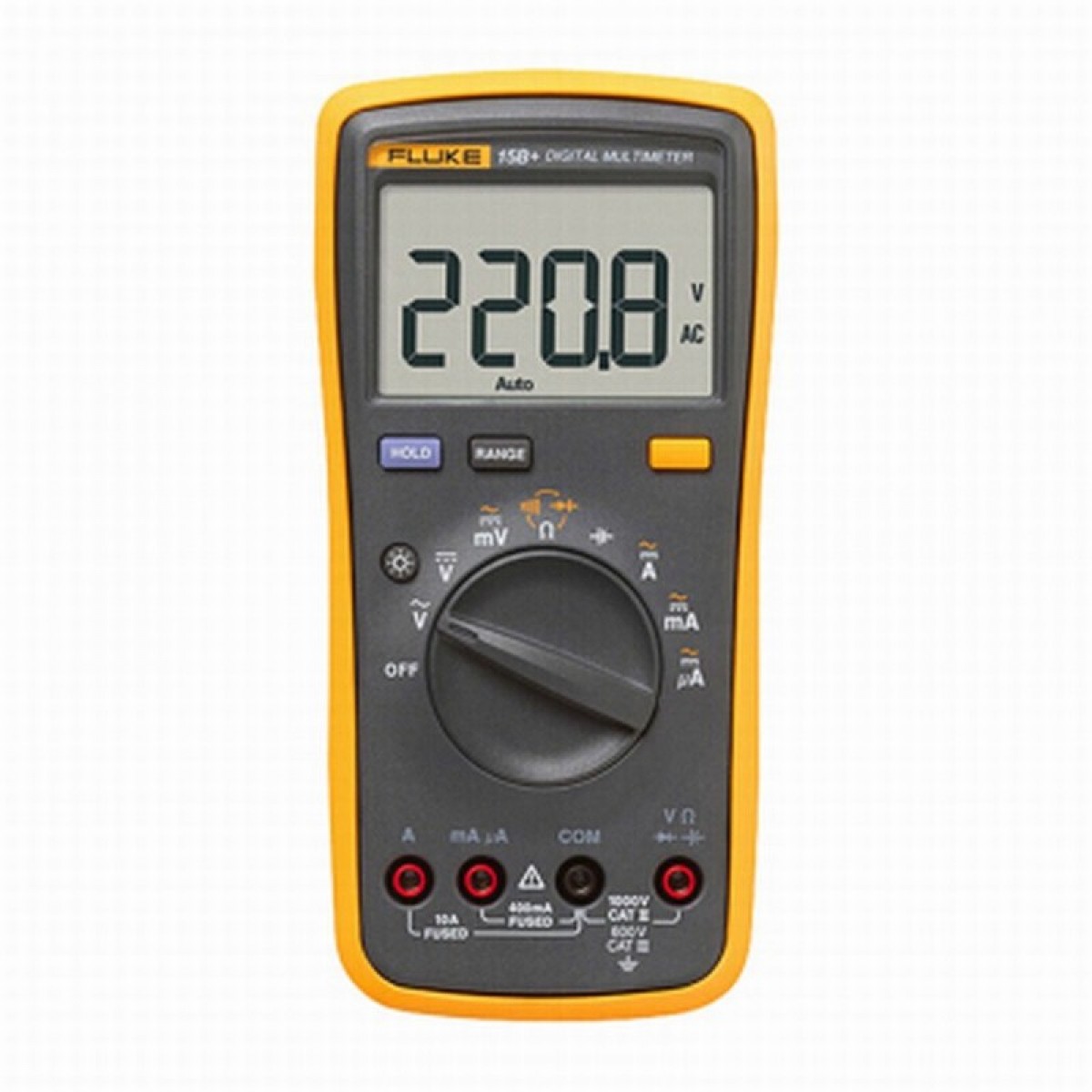 福禄克（FLUKE)F15B+多功能型数字万用表 便携式 3 1/2位 自动/手动量程 1个