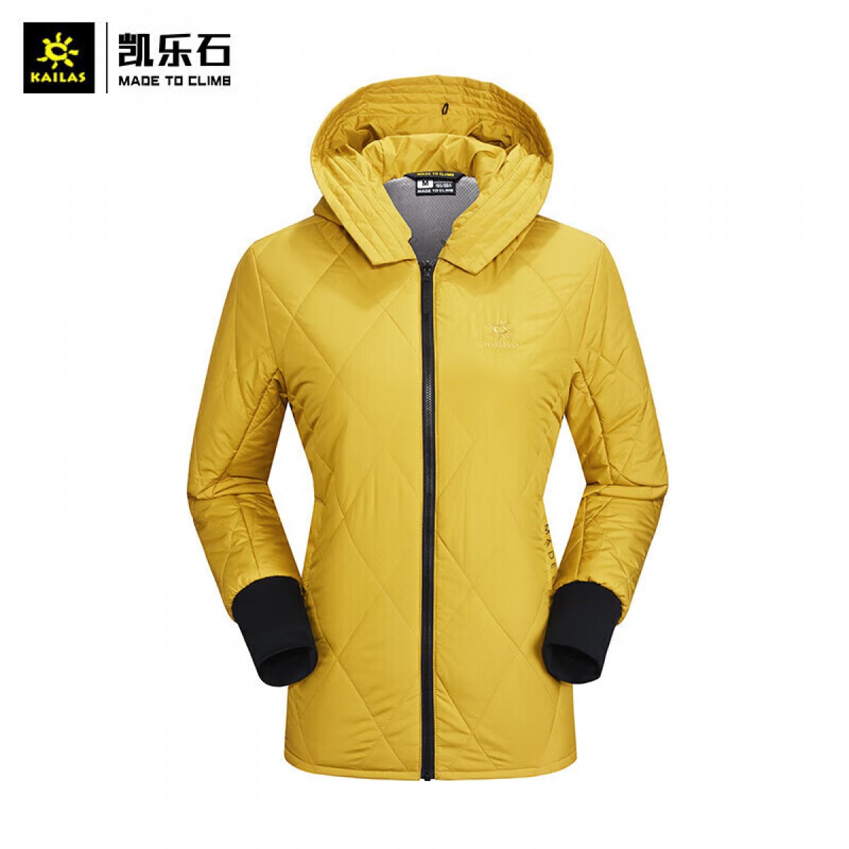 凯乐石（KAILAS）三合一冲锋衣 秋冬季户外登山防风防寒棉内胆棉服外套 KG2031601 麦穗黄（女款）（S-2XL可选）
