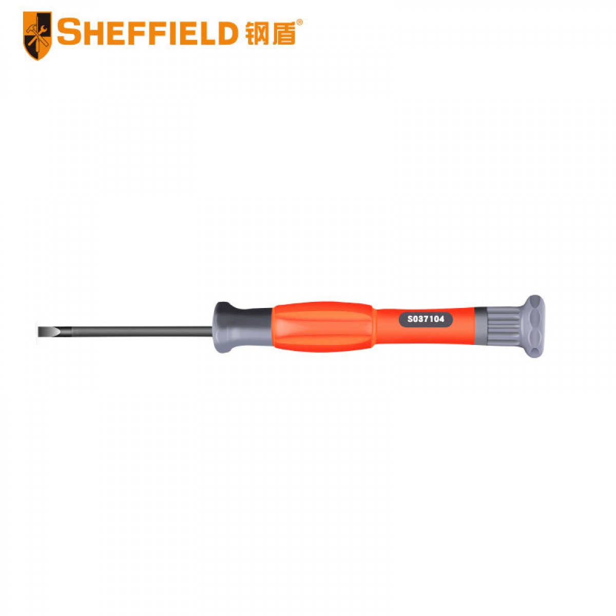 钢盾 SHEFFIELD S037104  双色柄一字精密螺丝刀2.0x50mm 钟表手表笔记本维修工具套 10个起订