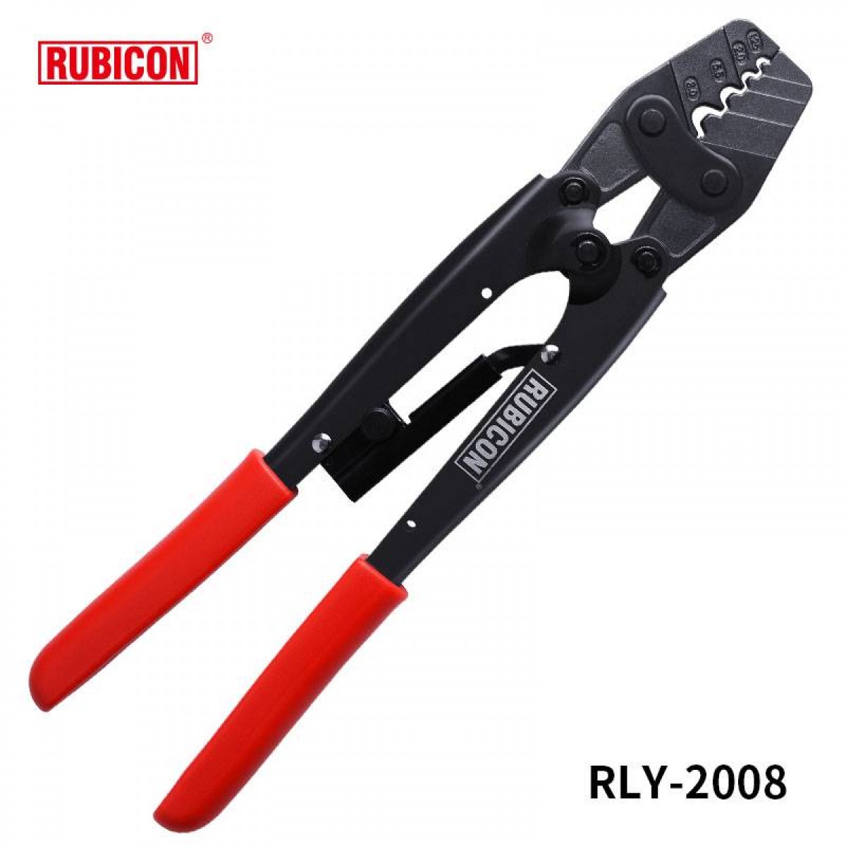 罗宾汉RUBICON 棘轮式压线钳铜线压接钳铜鼻电工接线端子钳（RLY-2008）