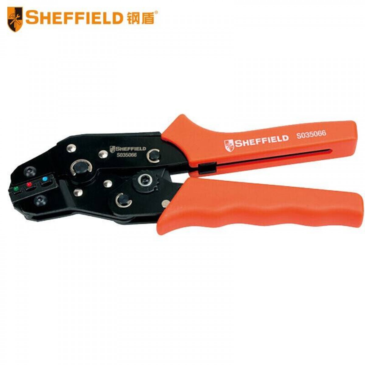 钢盾 SHEFFIELD S035064 强力欧式端子压接钳0.25～6mm