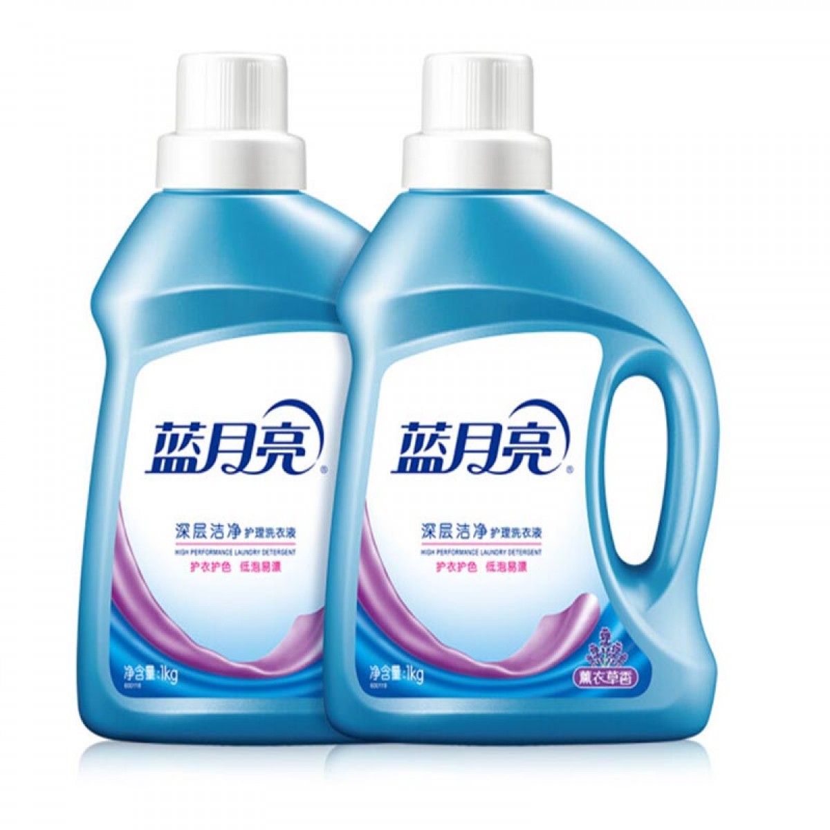 蓝月亮 洁净洗衣液1kg*2瓶 单位：组